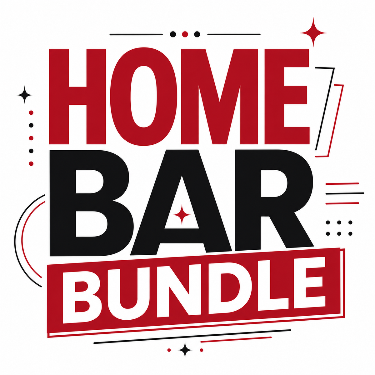 Home Bar Bundle - Mon Cherrie MBS Boutique