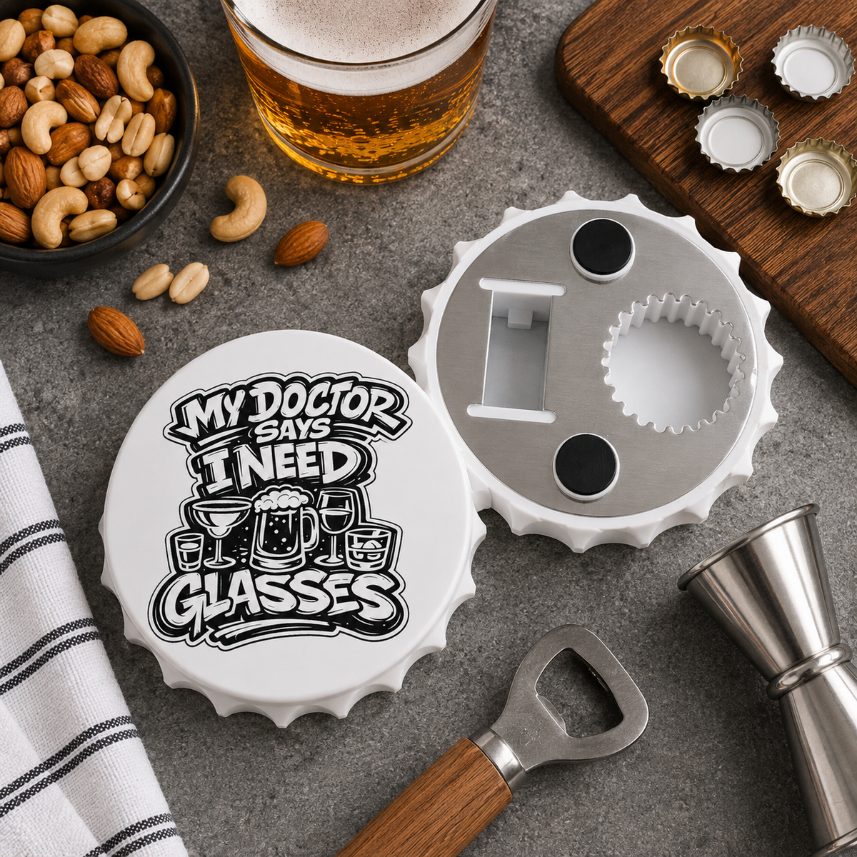 My Doctor Says I Need Glasses (Glasses) Bottle Opener