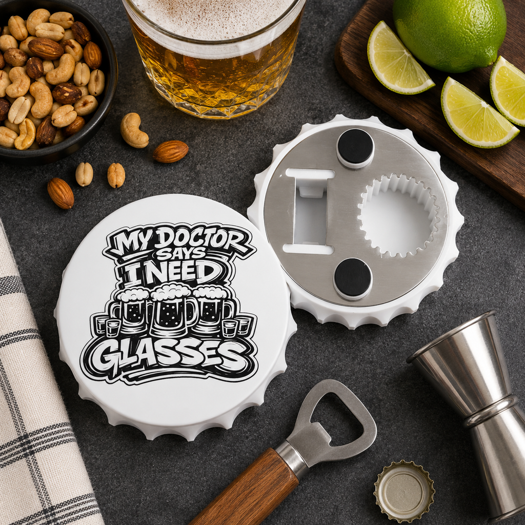 My Doctor Says I Need Glasses (Shots Beer) Bottle Opener