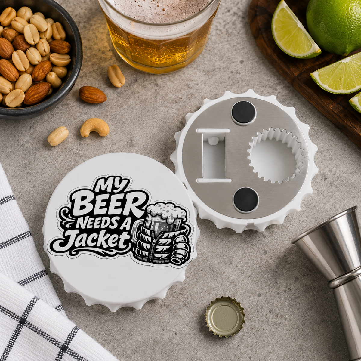 My Beer Needs A Jacket Bottle Opener
