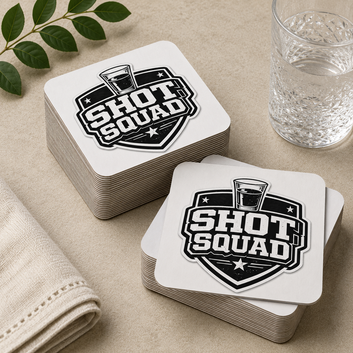 Shot Squad Coasters (50 pcs)