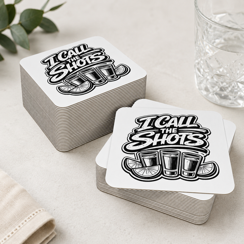 I Call The Shots Coasters (50 pcs)
