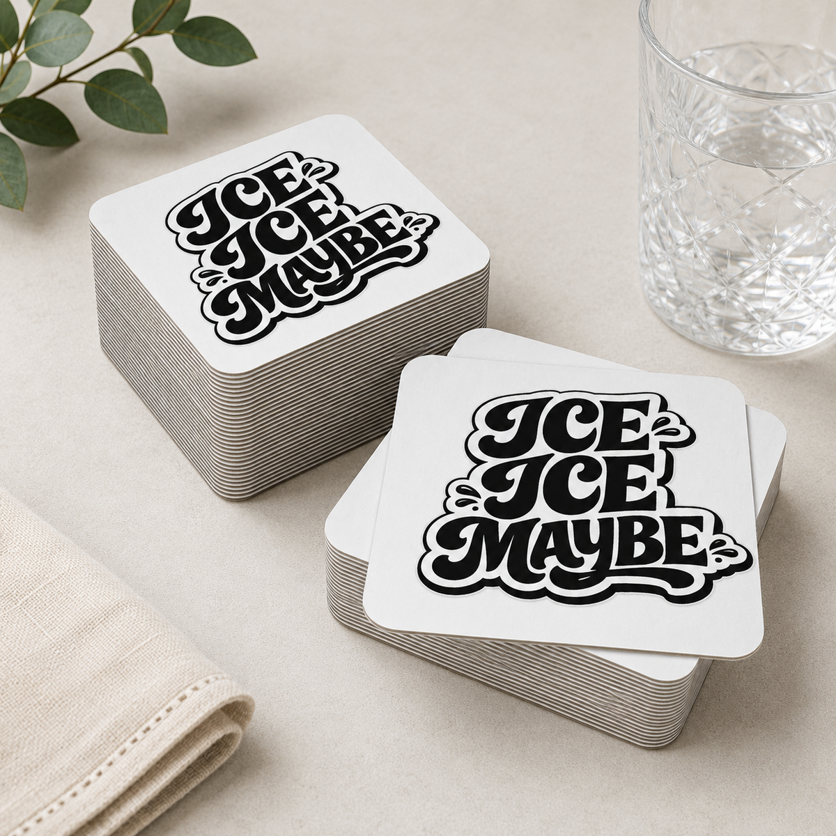 Ice Ice Maybe Coasters (50 pcs)