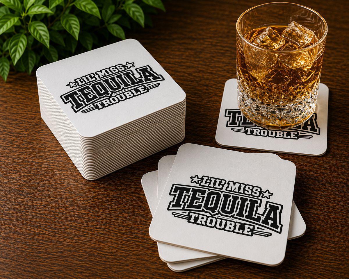 Lil' Miss Tequila Trouble Coasters (50 pcs)