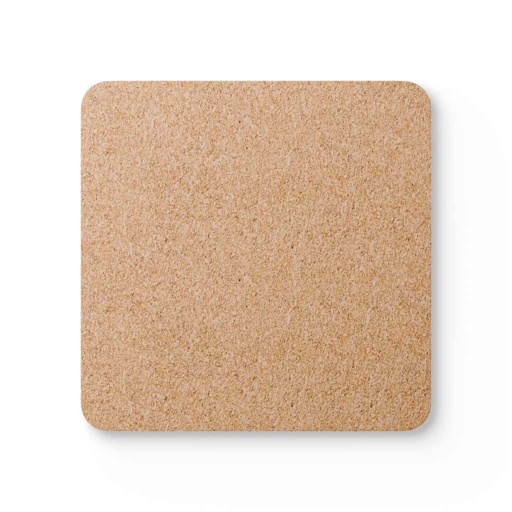 Shake Squad Hardboard Coasters with Cork Bottom (Set of 4)