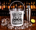My Doctor Says I Need Glasses (Shots Beer) Ice Bucket with Tongs