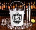 Shot Squad Ice Bucket with Tongs