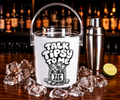 Talk Tipsy To Me Ice Bucket with Tongs
