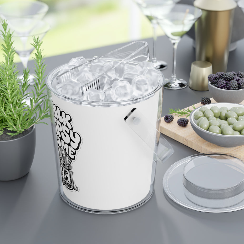 Talk Tipsy To Me Ice Bucket with Tongs
