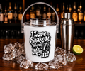 I Love To Shake It When I Make It Ice Bucket with Tongs