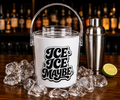 Ice Ice Maybe Ice Bucket with Tongs