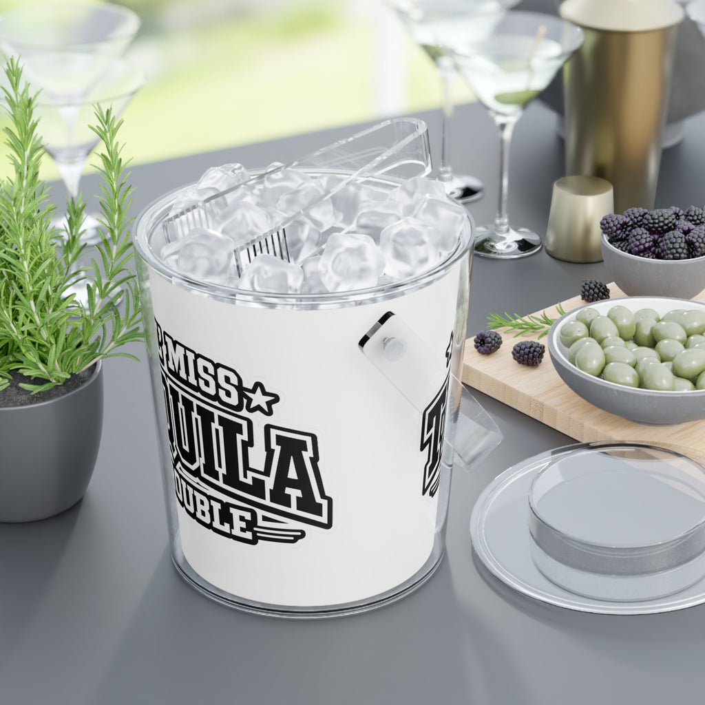 Lil' Miss Tequila Trouble Ice Bucket with Tongs