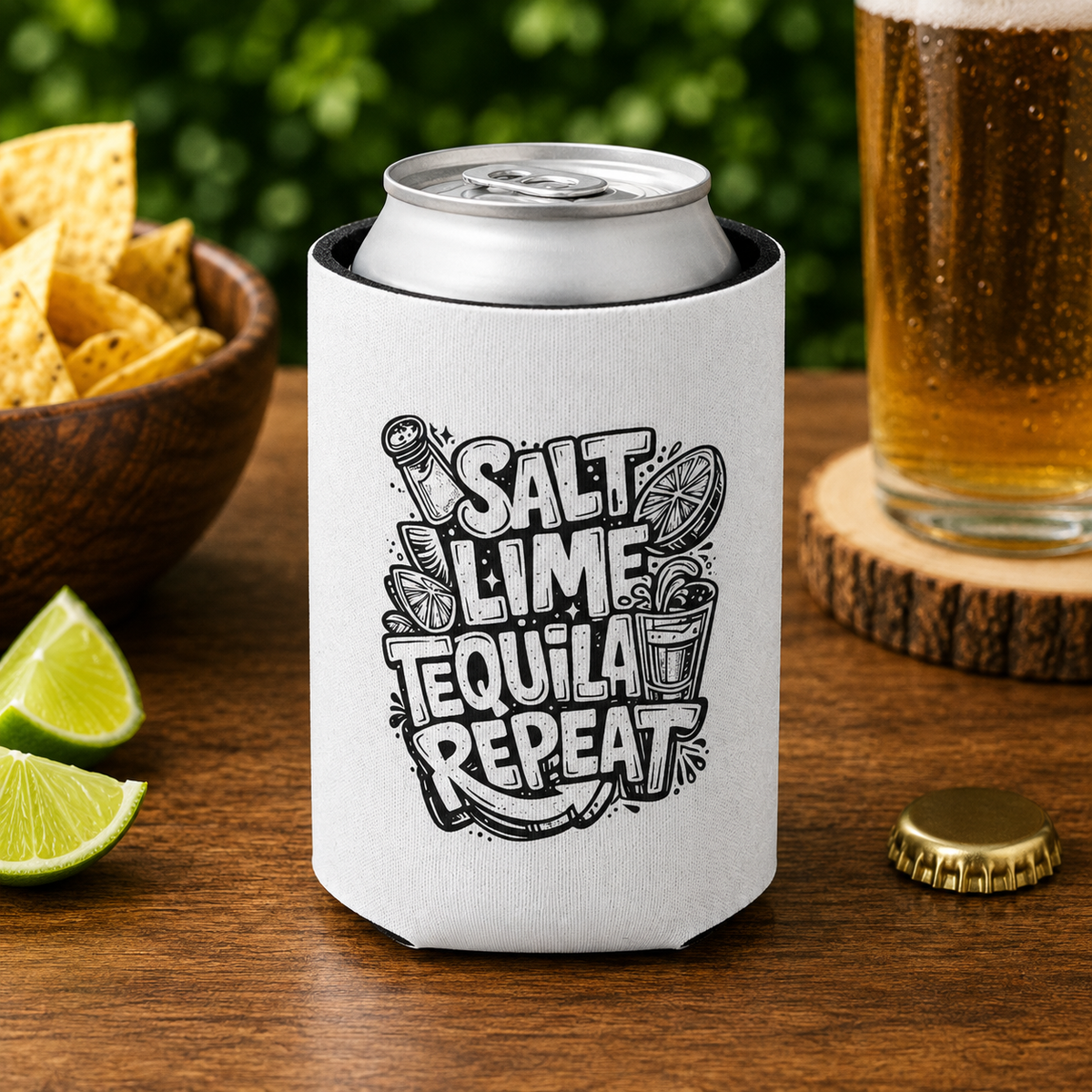 Salt Lime Tequila Repeat Can Cooler