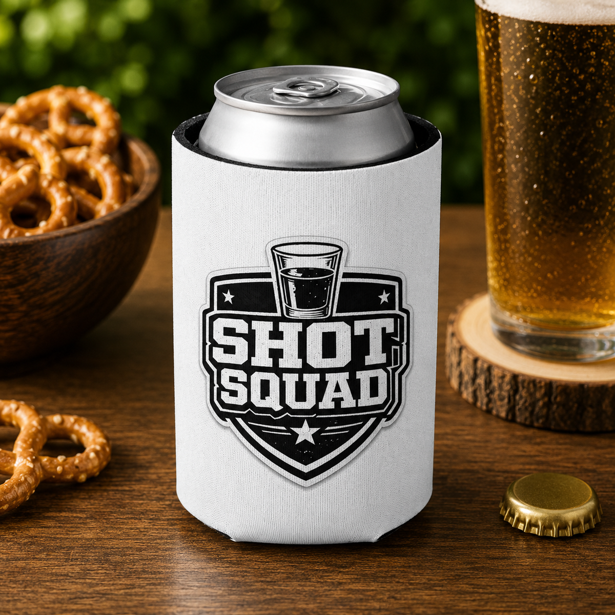 Shot Squad Can Cooler