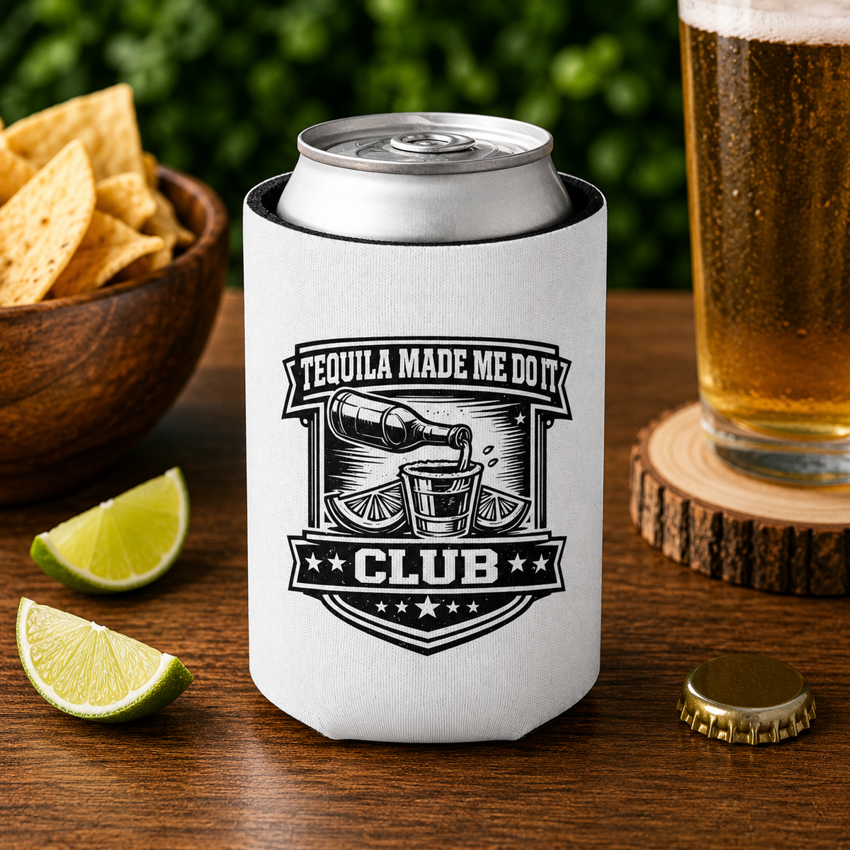 Tequila Made Me Do It Club Can Cooler