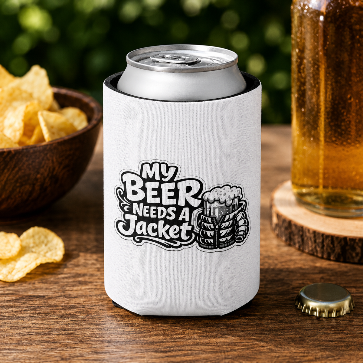My Beer Needs A Jacket Can Cooler