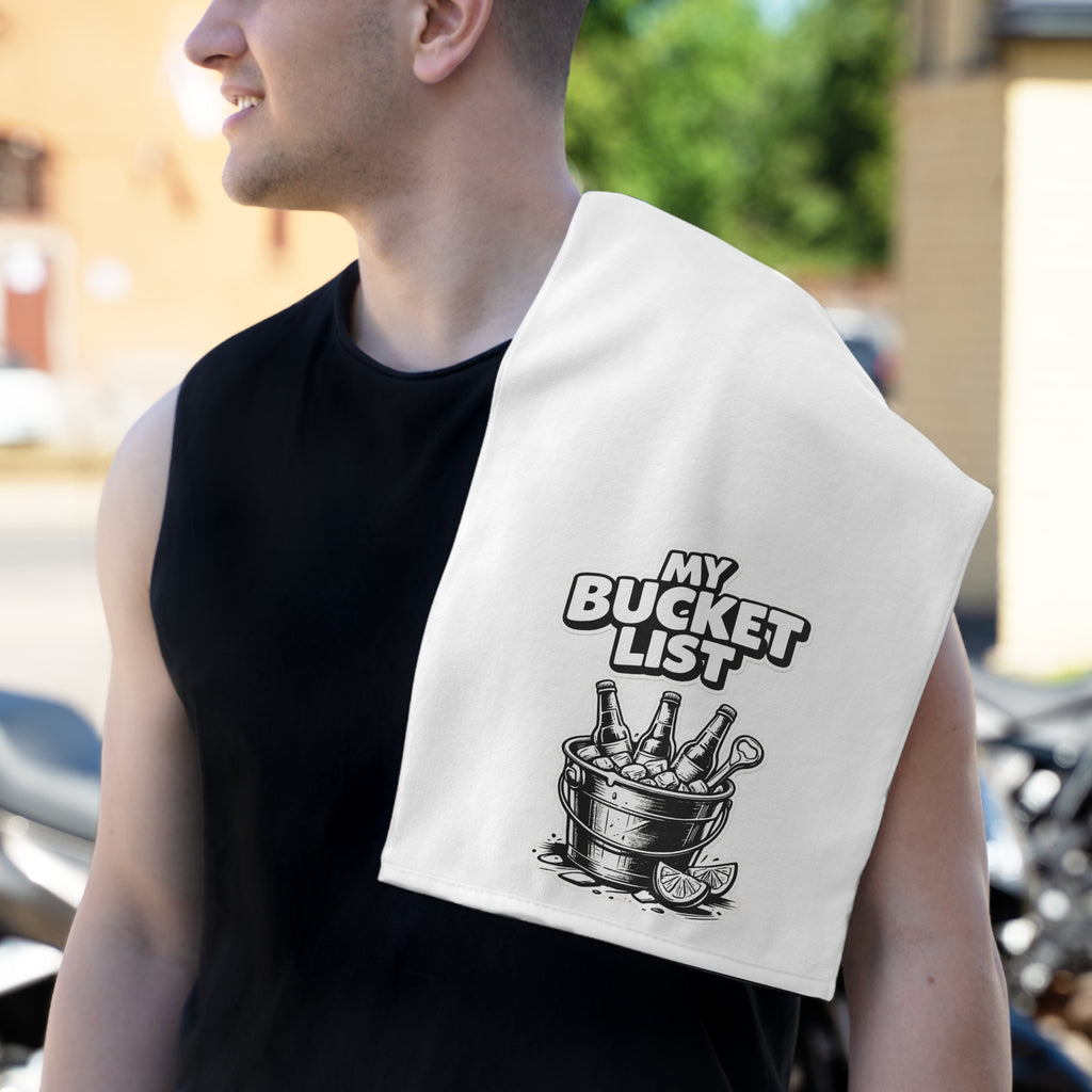 My Bucket List Rally Towel, 11x18