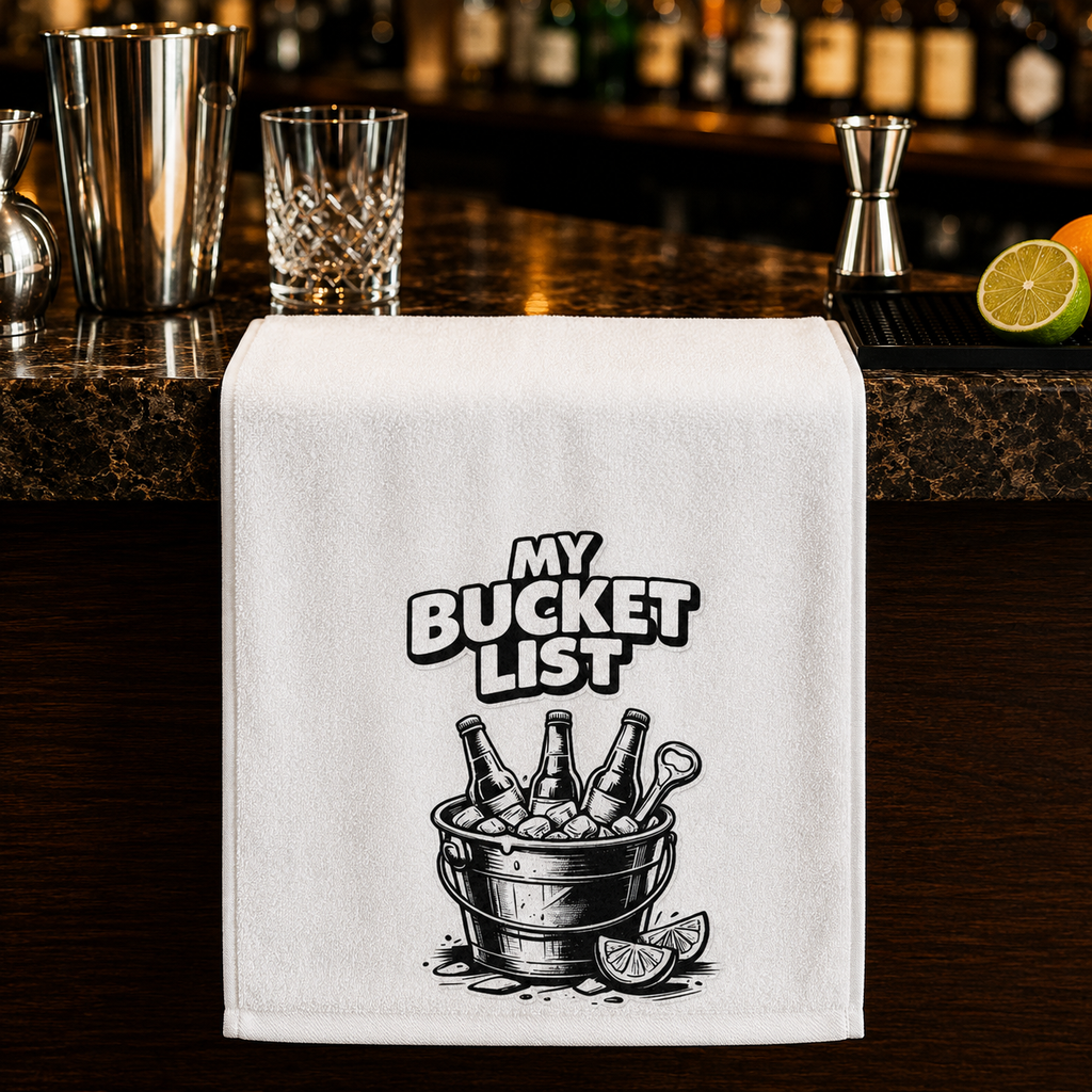 My Bucket List Rally Towel, 11x18