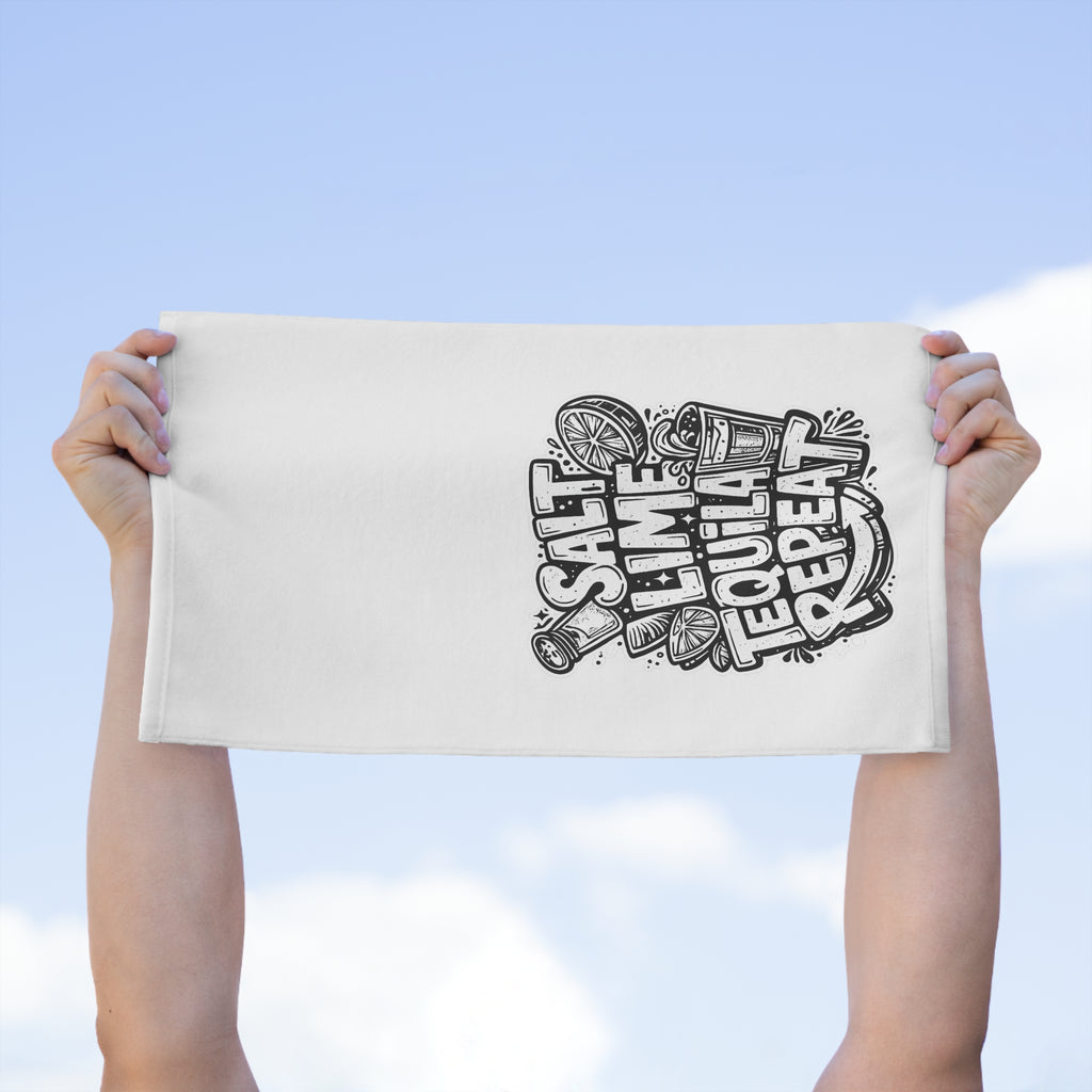 Salt Lime Tequila Repeat Rally Towel, 11x18