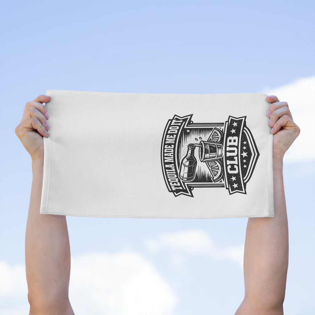 Tequila Made Me Do It Club Rally Towel, 11x18