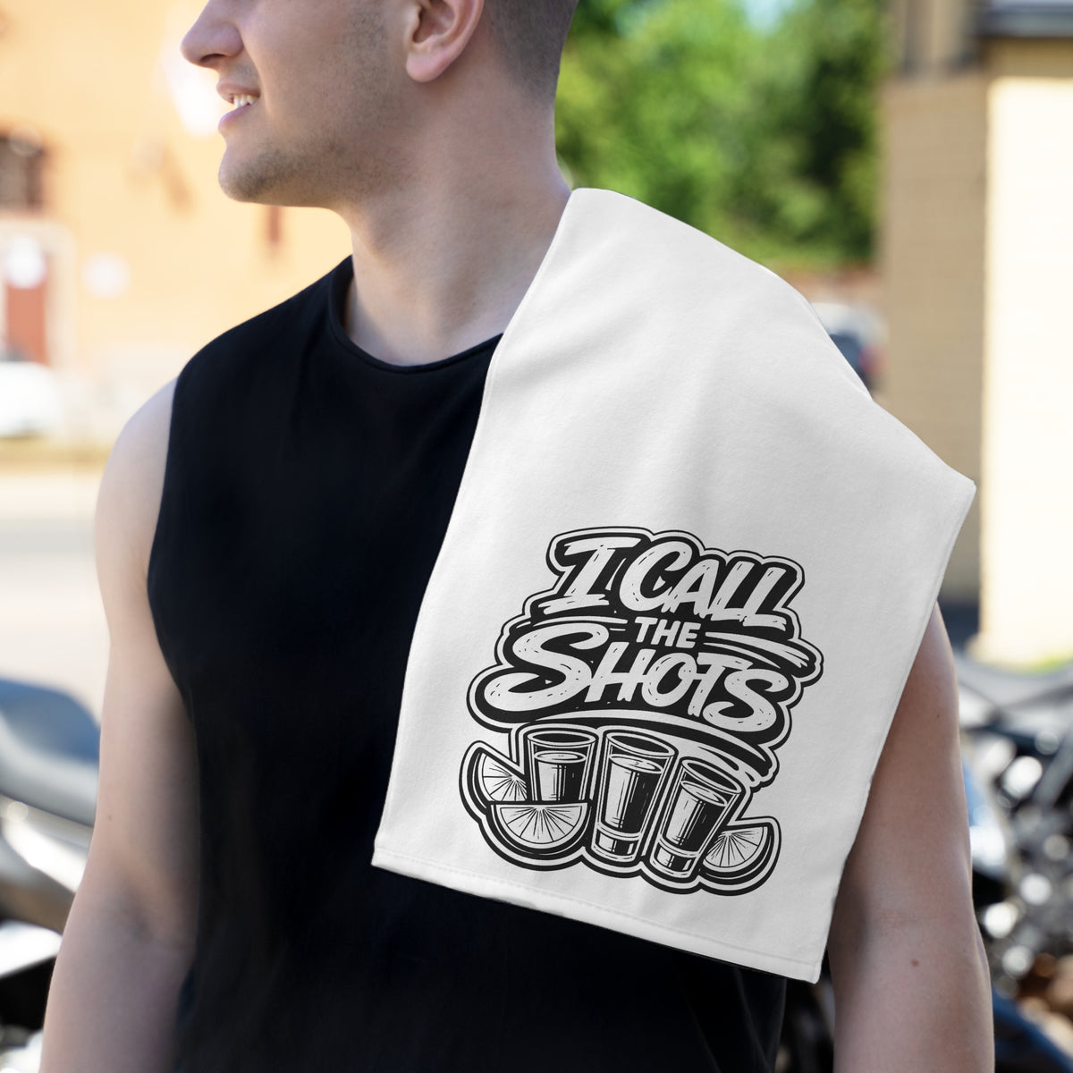 I Call The Shots Rally Towel, 11x18