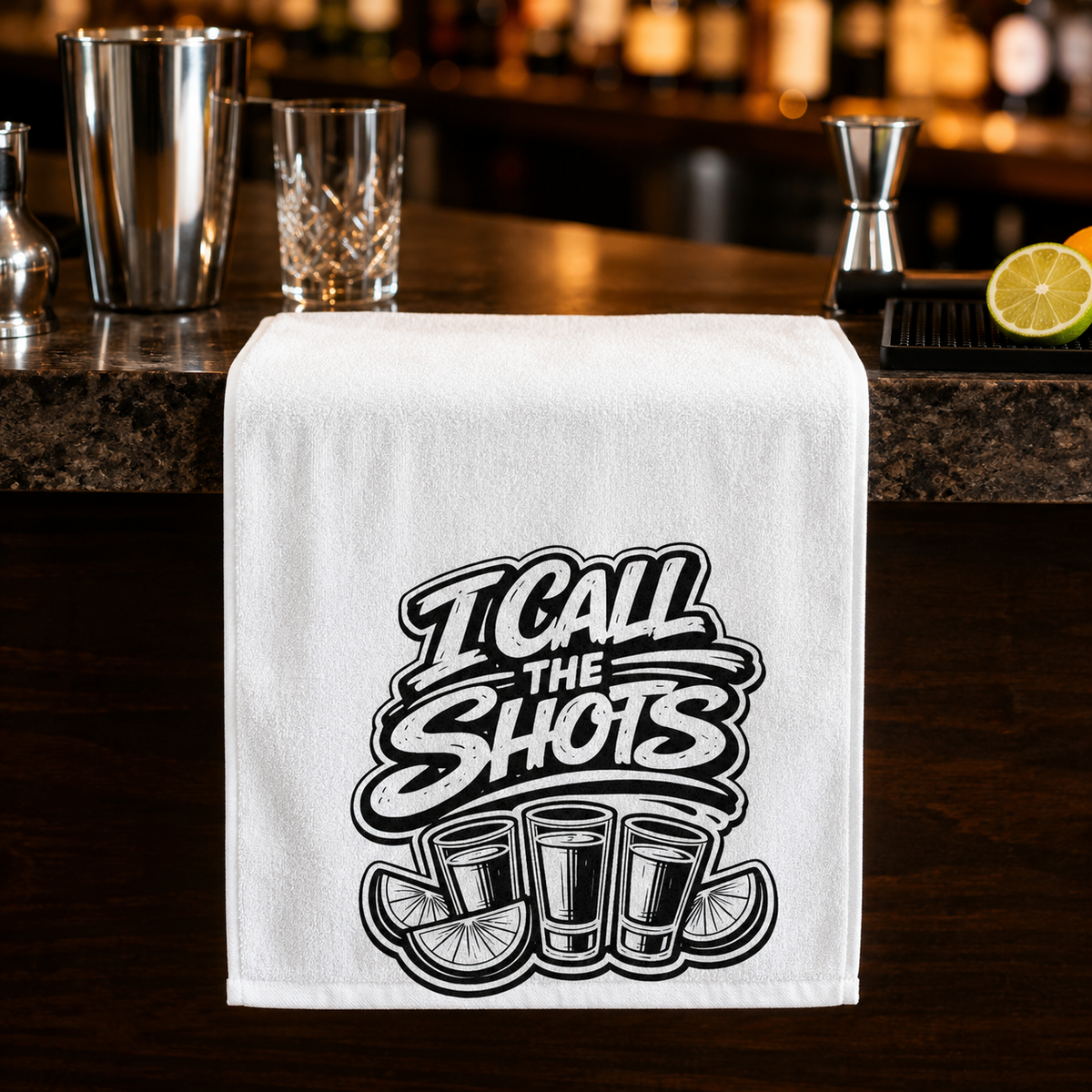 I Call The Shots Rally Towel, 11x18