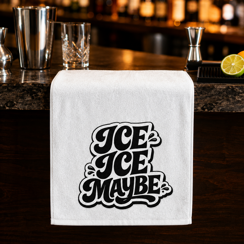Ice Ice Maybe Rally Towel, 11x18