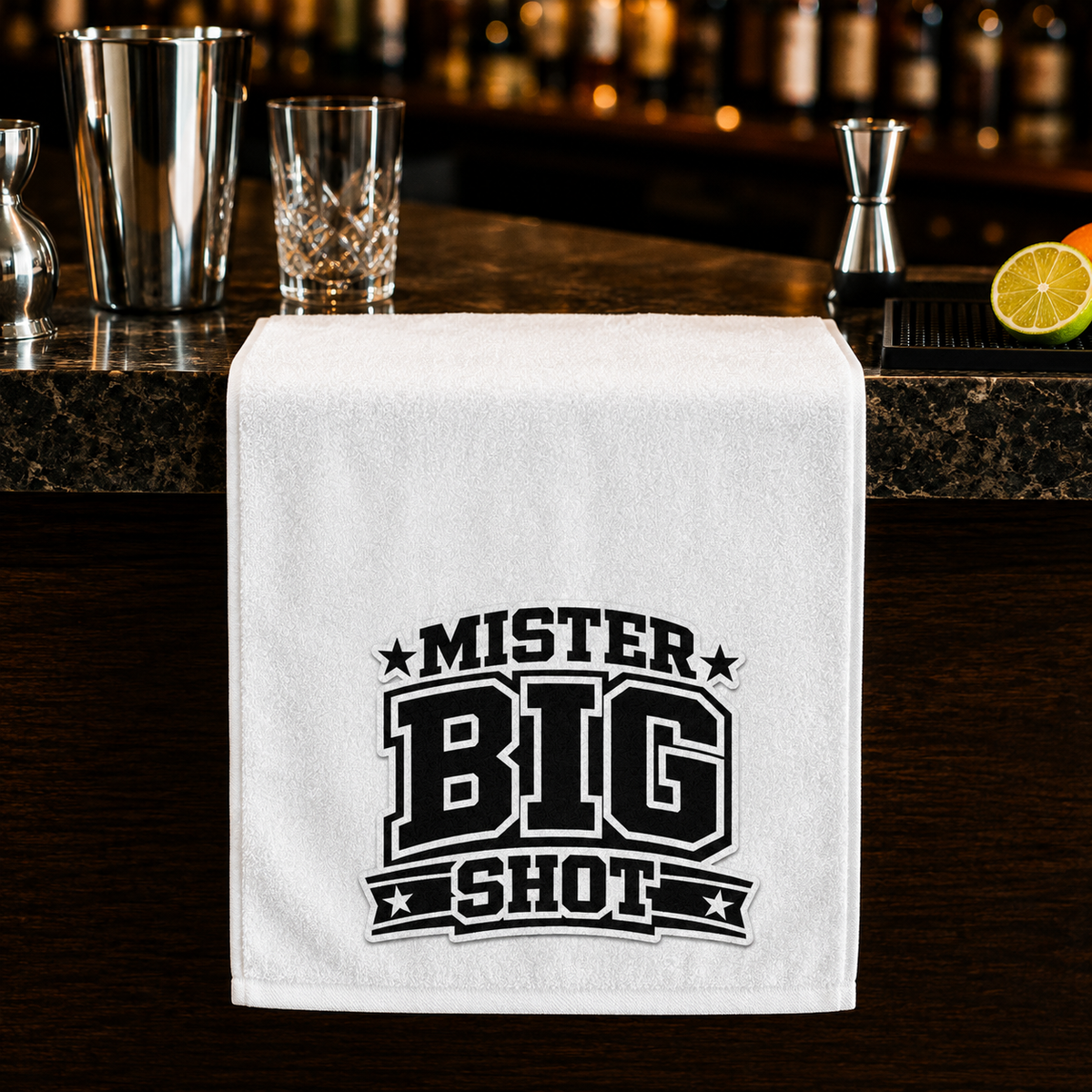 Mister Big Shot Rally Towel, 11x18