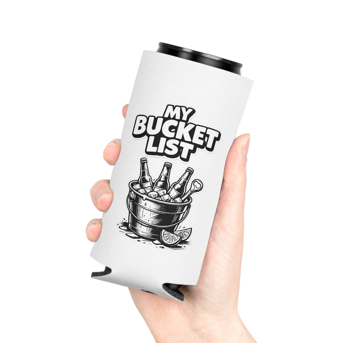 My Bucket List Slim Can Cooler
