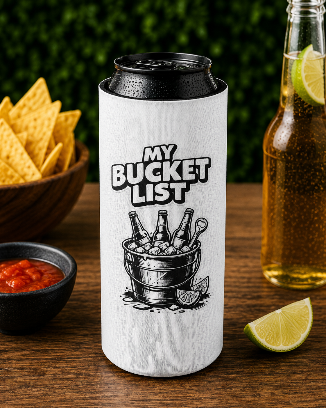 My Bucket List Slim Can Cooler