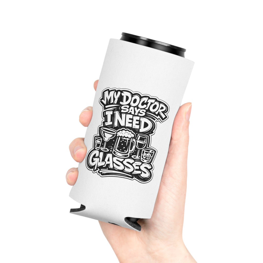 My Doctor Says I Need Glasses (Glasses) Slim Can Cooler
