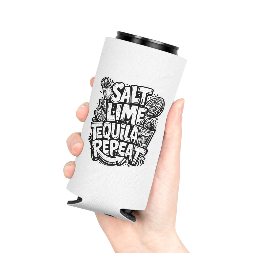 Salt Lime Tequila Repeat Slim Can Cooler