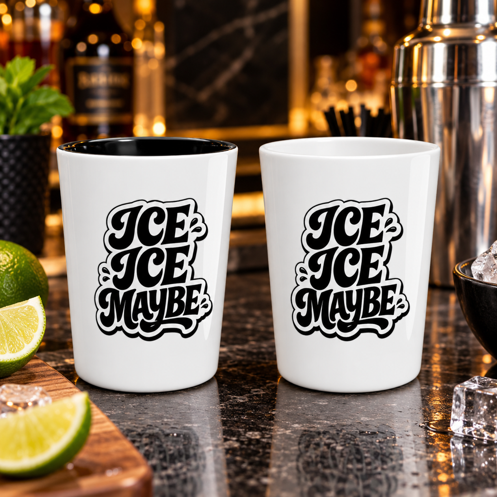 Ice Ice Maybe Shot Glass