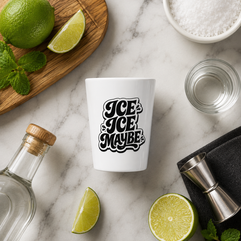 Ice Ice Maybe Shot Glass