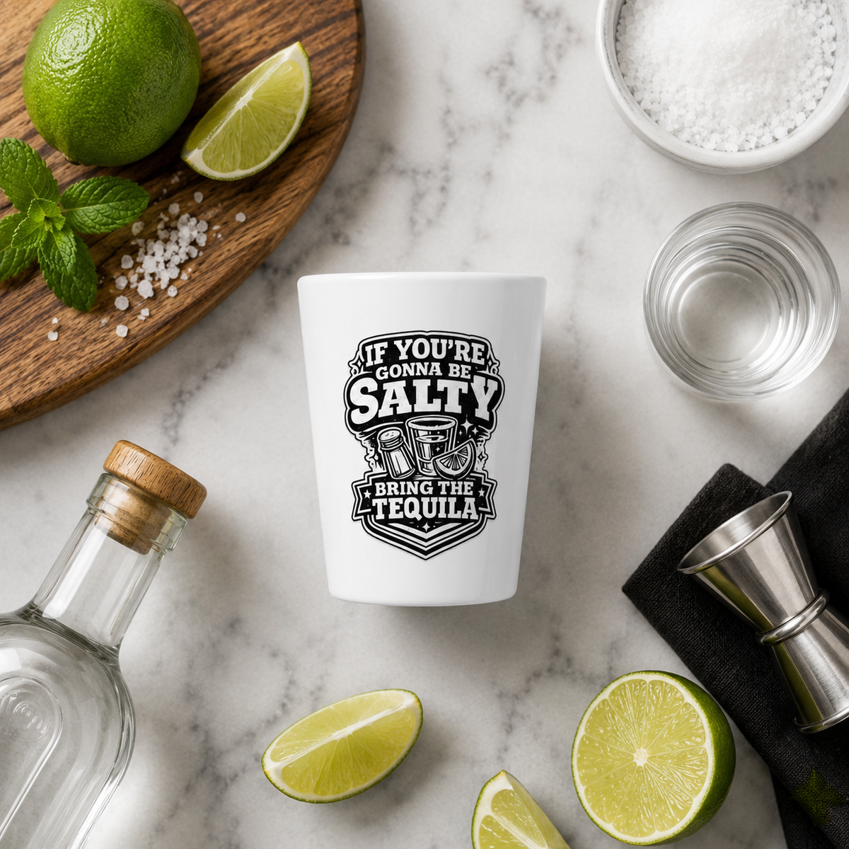 If You're Gonna Be Salty Bring The Tequila Shot Glass