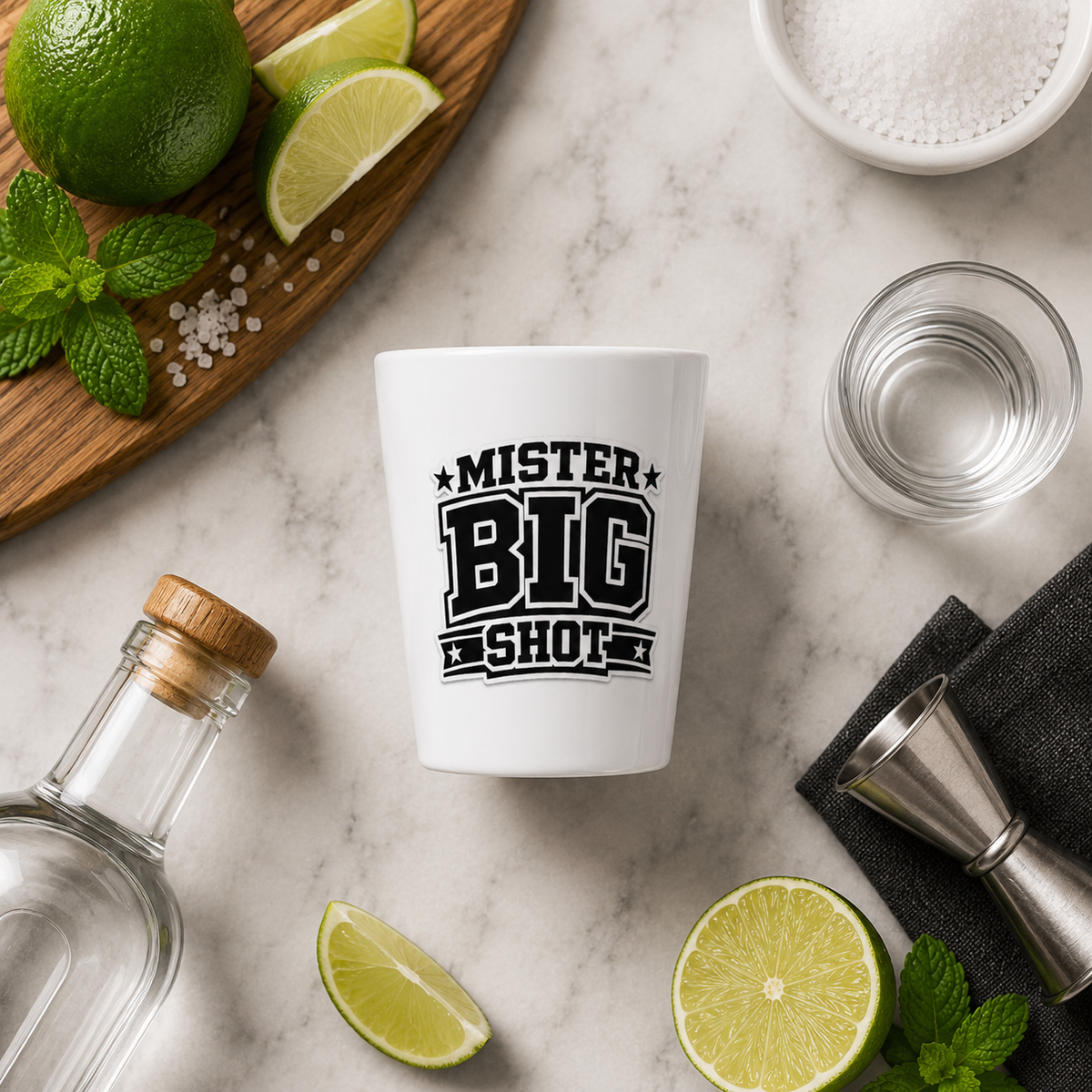 Mister Big Shot Shot Glass
