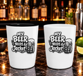 My Beer Needs A Jacket Shot Glass