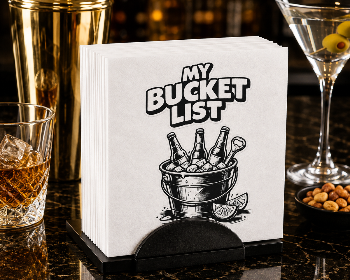 My Bucket List Uncoined Napkins
