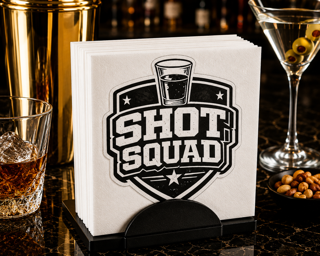 Shot Squad Uncoined Napkins
