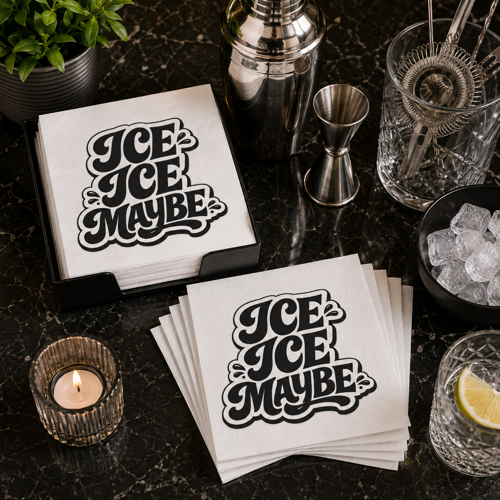Ice Ice Maybe Uncoined Napkins