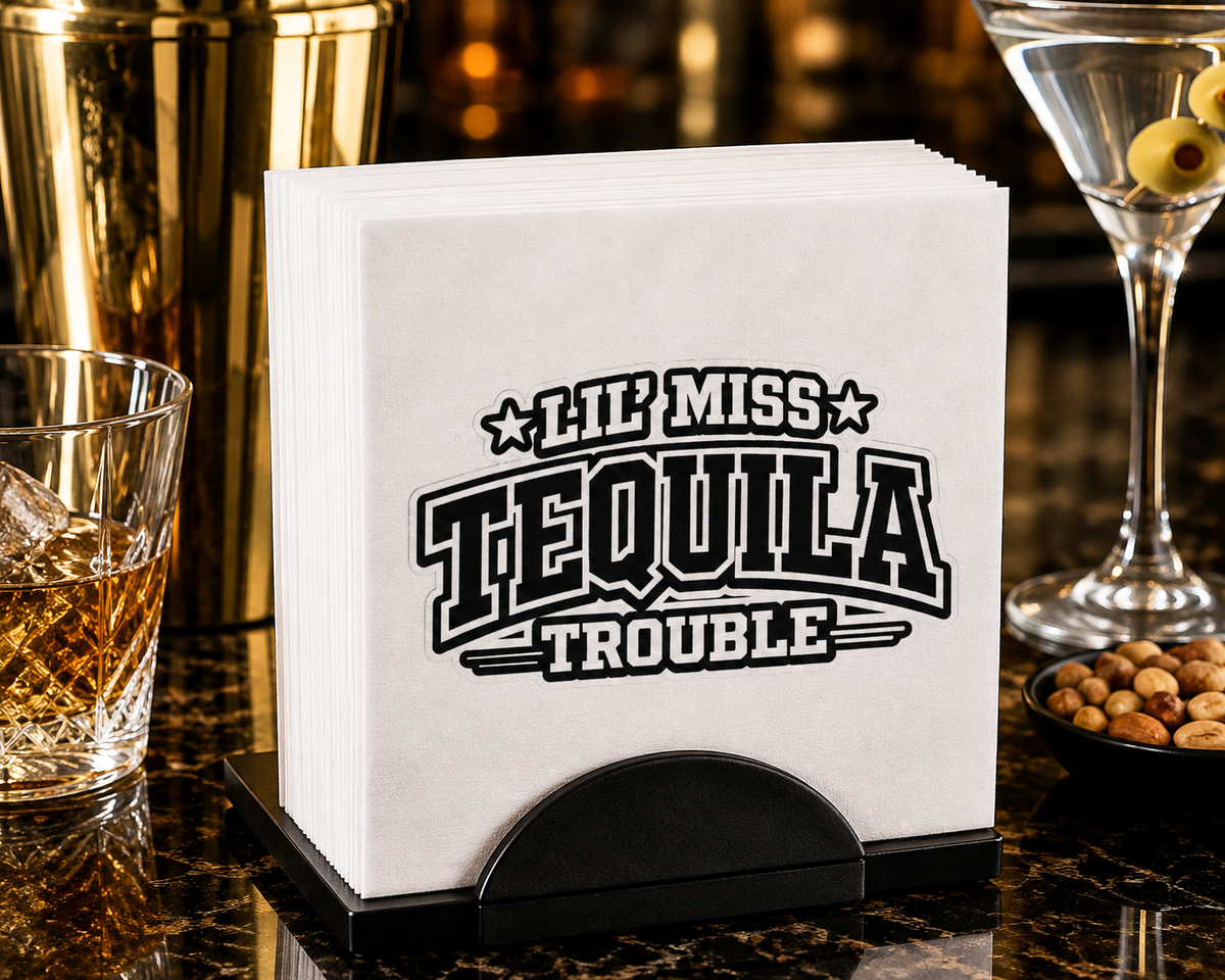 Lil' Miss Tequila Trouble Uncoined Napkins