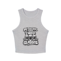 My Doctor Says I Need Glasses (Glasses) Women's Micro Rib Racer Tank Top