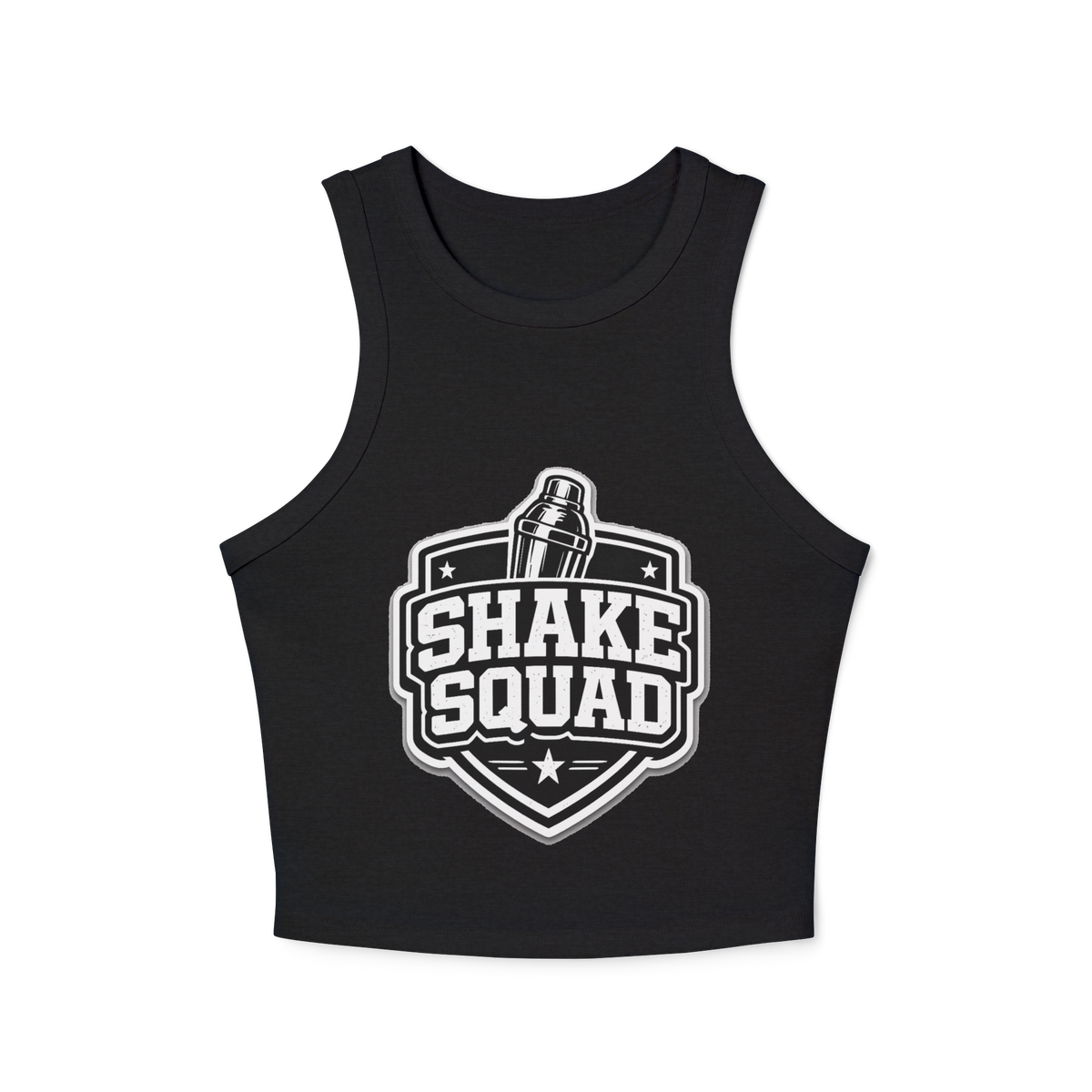 Shake Squad Women's Micro Rib Racer Tank Top