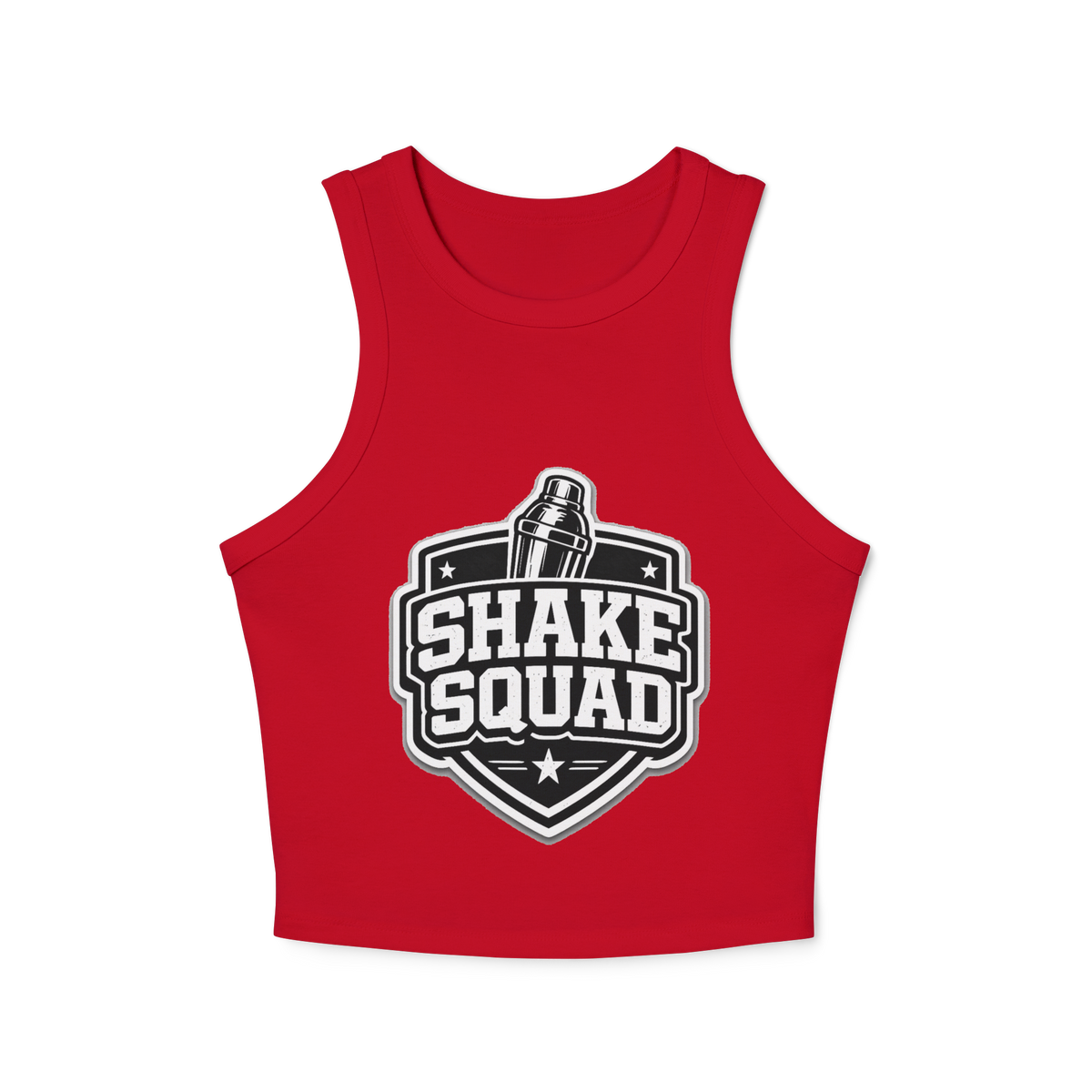 Shake Squad Women's Micro Rib Racer Tank Top