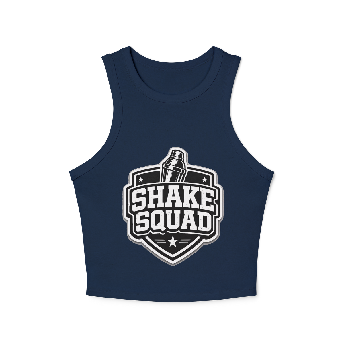 Shake Squad Women's Micro Rib Racer Tank Top