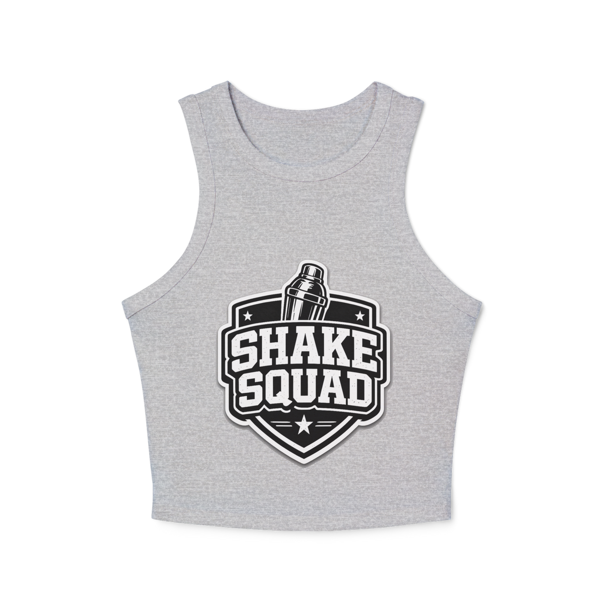 Shake Squad Women's Micro Rib Racer Tank Top