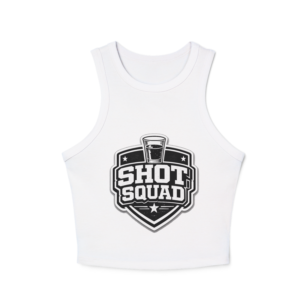 Shot Squad Women's Micro Rib Racer Tank Top