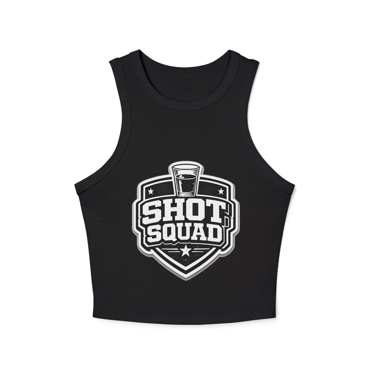 Shot Squad Women's Micro Rib Racer Tank Top