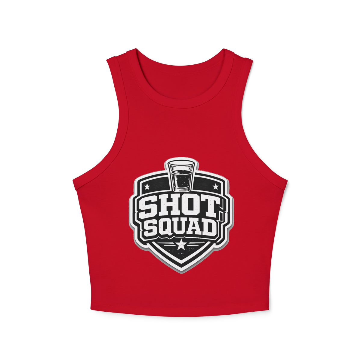 Shot Squad Women's Micro Rib Racer Tank Top