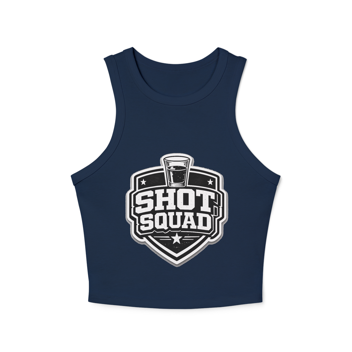 Shot Squad Women's Micro Rib Racer Tank Top